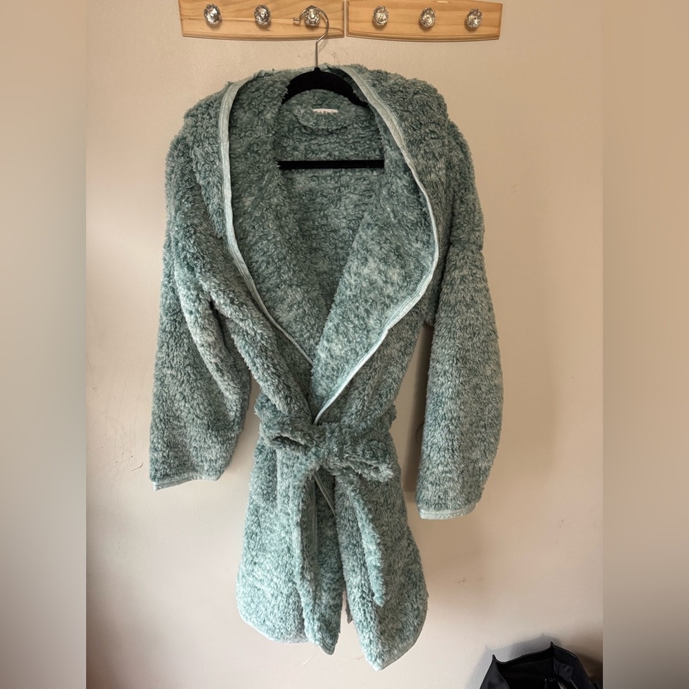 Vera Bradley Cozy Teal Fleece Robe L/XL
